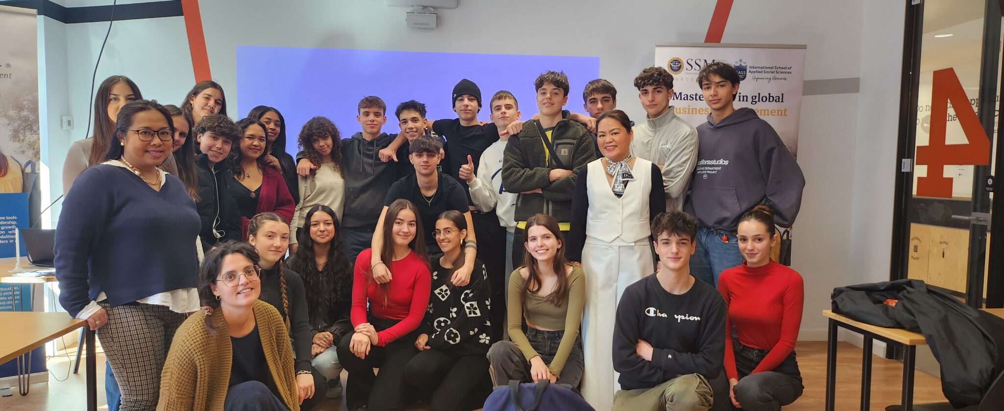 Voramar Students visit SSM Barcelona - Swiss School of Management Barcelona